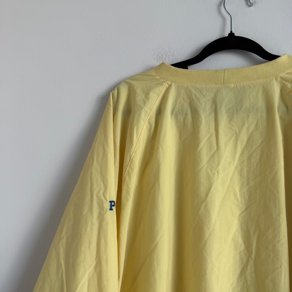 Vintage Polo Ralph Lauren Butter Yellow Nylon Pullover Size Large - Picture 9 of 11